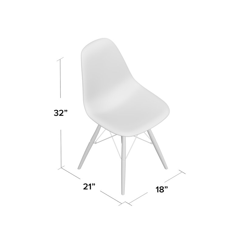 wrenshall plastic side chair