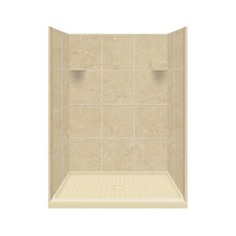 Samson 60 W X 75 H Framed Rectangle Shower Stall And Base Included Wayfair