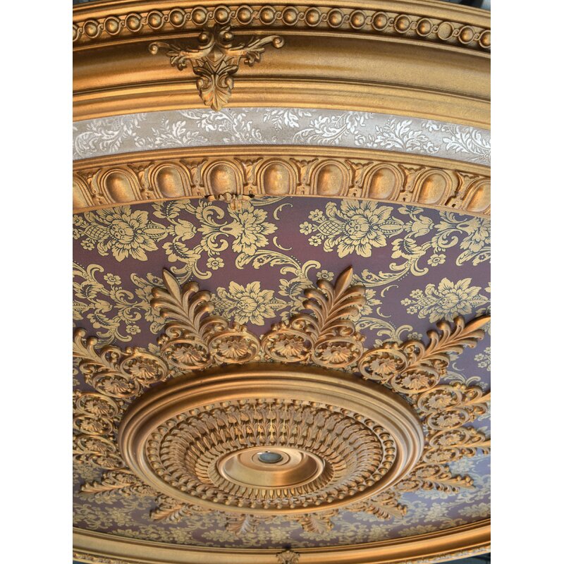 Art Frame Direct Brocade Oval Chandelier Ceiling Medallion Wayfair