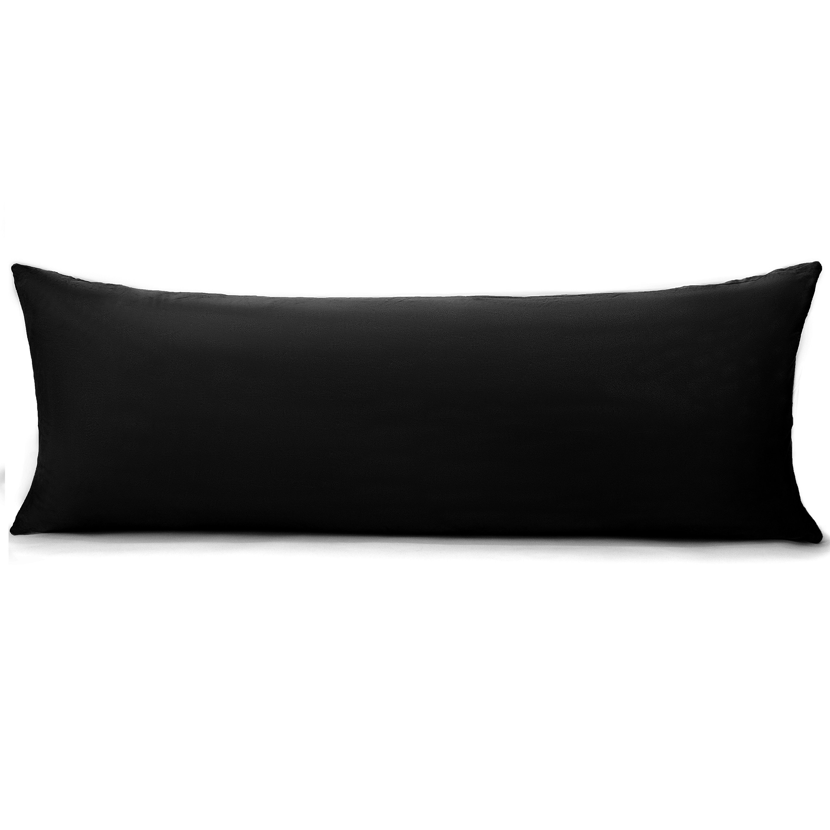 Eider & Ivory™ Hollow Fiber Filled Body Pillow, 20" X 54" White Wayfair