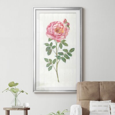 Single Stem I - Picture Frame Painting Print on Paper