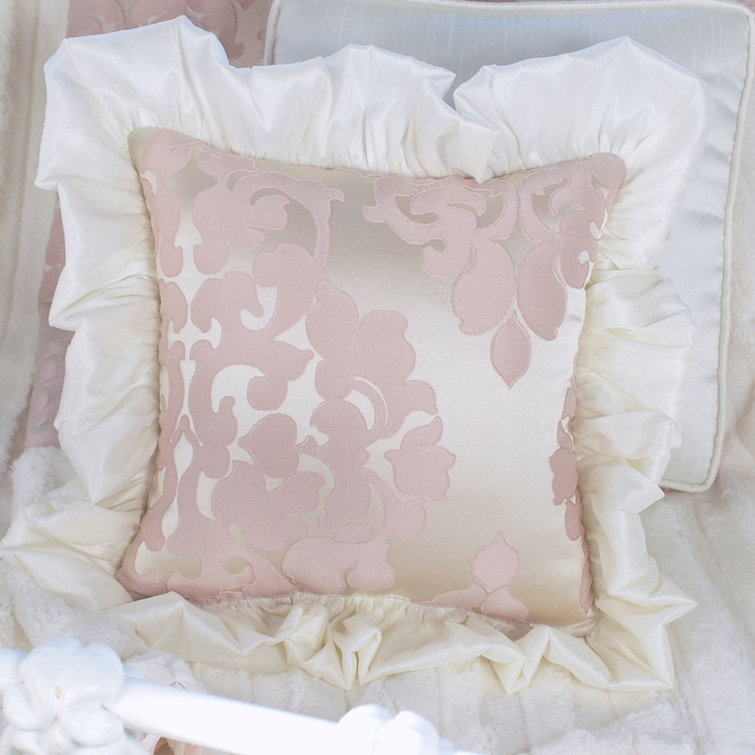 ruffle decorative pillow
