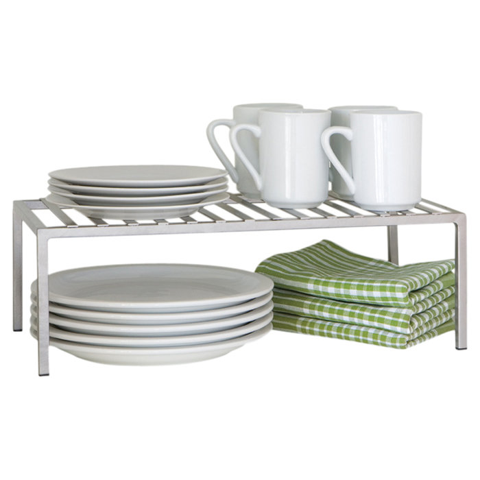 Expandable Kitchen Cabinet Helper Shelf Reviews Joss Main Expandable Kitchen Cabinet Helper Shelf