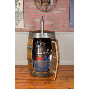 Napa East Collection Wine Barrel Single Tap Kegerator | Wayfair