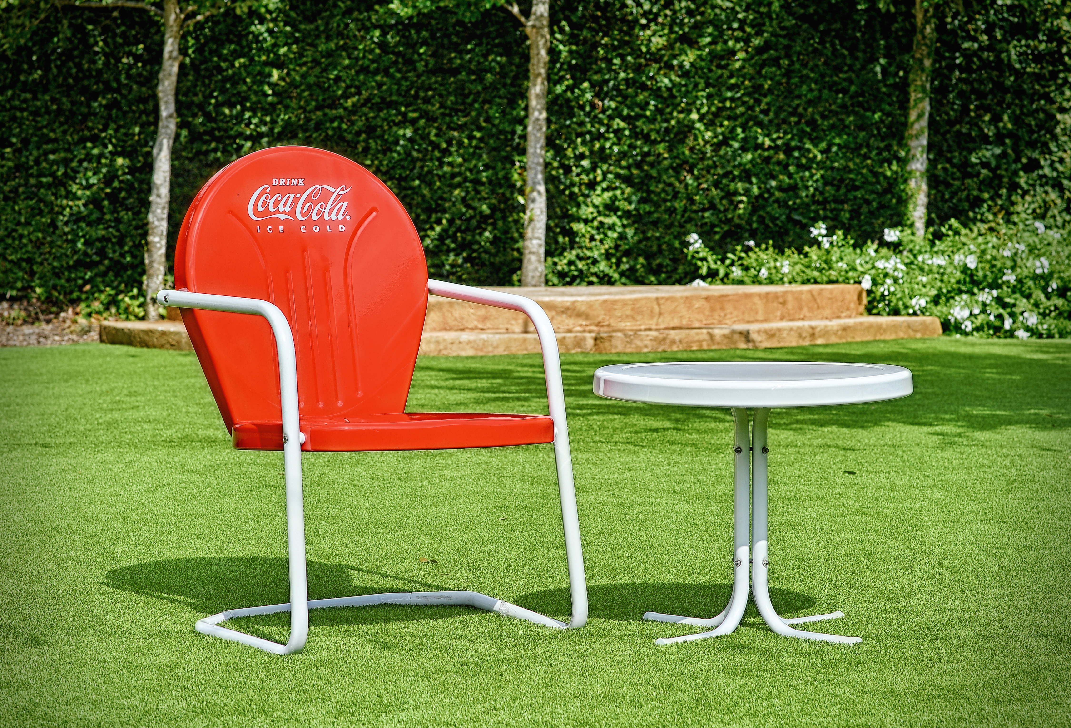 Leighcountry Coca Cola 3 Piece Bistro Set Wayfair Coca Cola 3 Piece Bistro Set