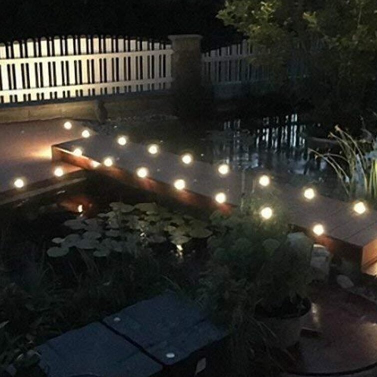 20X26mm LED Inground Deck Light Outdoor Garden Patio Step Low Voltage Warm White
