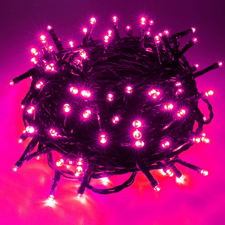 Purple Christmas Lights with Purple Wire 66 Feet 200 LED UL Certified Consistent Color String Lights Purple Commercial Grade Connectable Home Decor Light Set for Indoor and Outdoor 