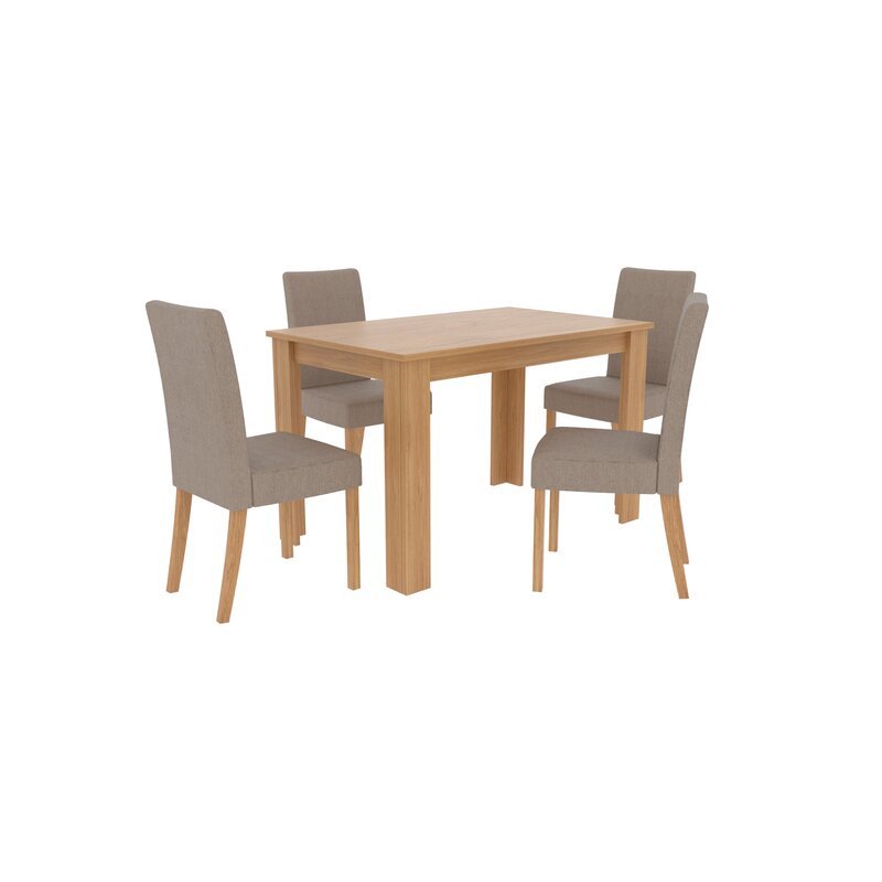 Mercury Row Sears Dining Set With 4 Chairs Reviews Wayfair Co Uk