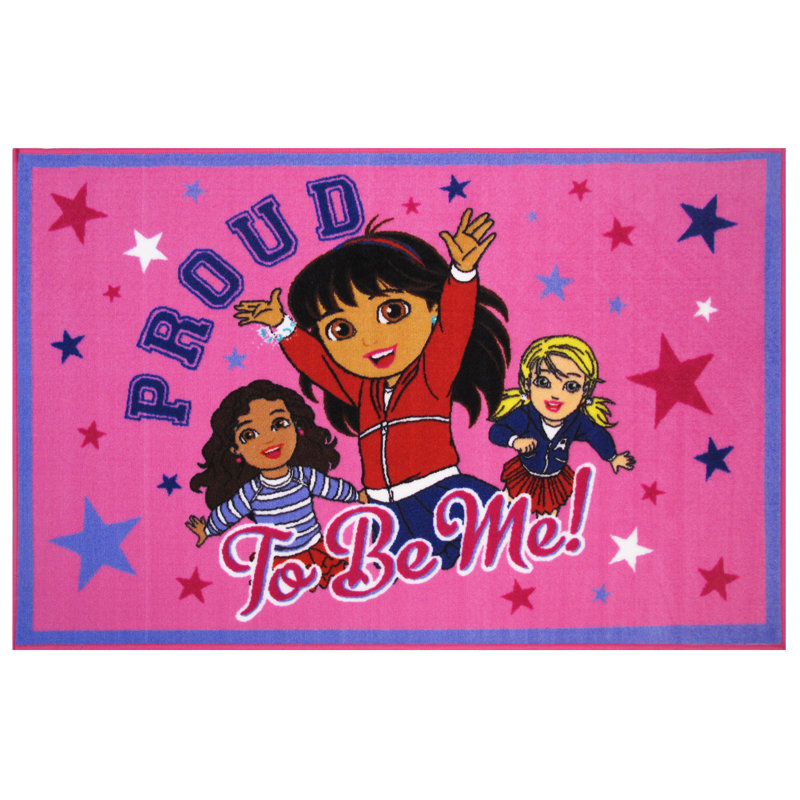 Fun Rugs Dora Proud To Be Me Area Rug Wayfair