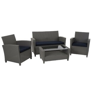 View Feltonville 4 Piece Sofa Set with Cushions