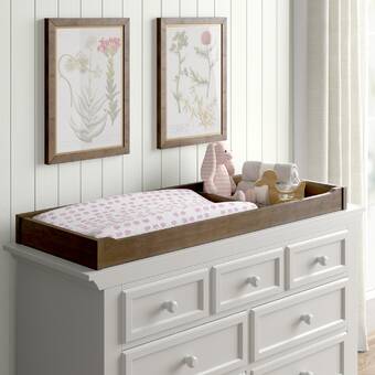 wayfair changing table topper