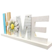 Large Freestanding Love & Home Signs MDF 25mm Decorate to your own Colour Scheme