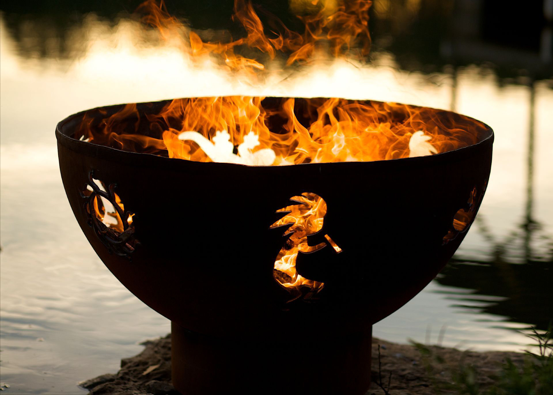 Fire Pit Art Kokopelli Steel Fire Pit Wayfair