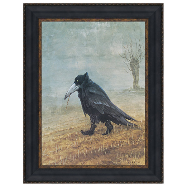 Design Toscano Krahe The Raven By Rudi Hurzlmeier Framed Painting