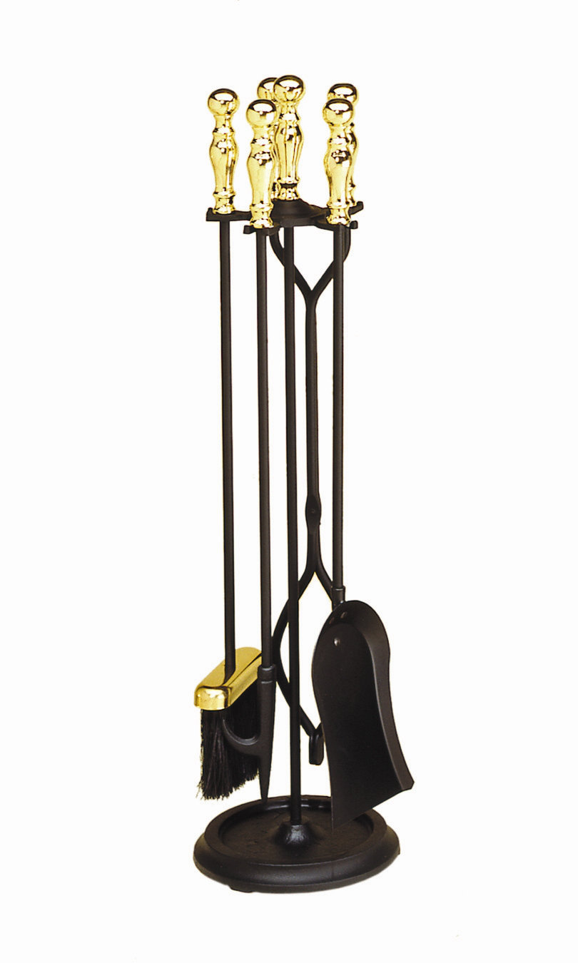 Minuteman 4 Piece Round Base Fireplace Tool Set Reviews Wayfair