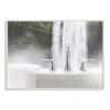 Wandbild Von Stupell Industries, 40x50 Cm – Motiv Badewanne & Wasserfall, Auf Leinwand