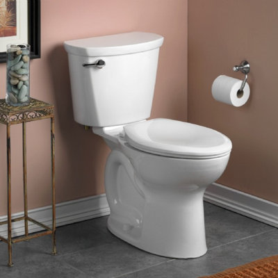 American Standard Cadet Pro 1.28 GPF Elongated Two-Piece Toilet (Seat Not Included)