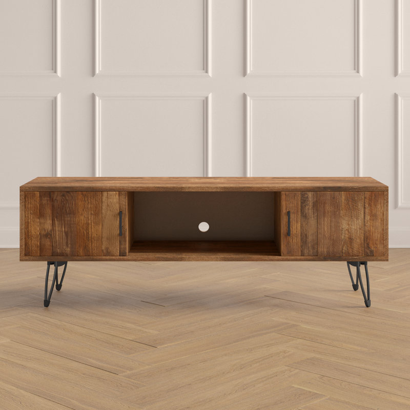 Reubens Solid Wood Tv Stand For Tvs Up To 65 Inches Reviews