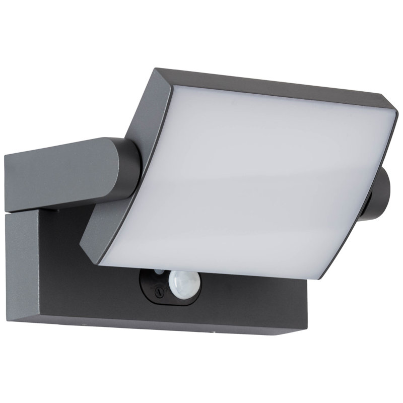 Aeg Lighting Grady Led Solar Outdoor Wall Light With Motion Sensor Wayfair Co Uk