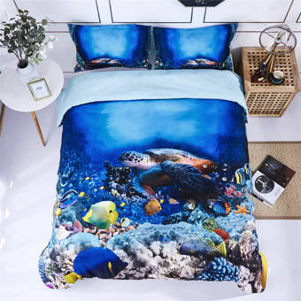 Zoomie Kids Mathieson 3 Piece 3d Print Kids Like Duvet Cover Set