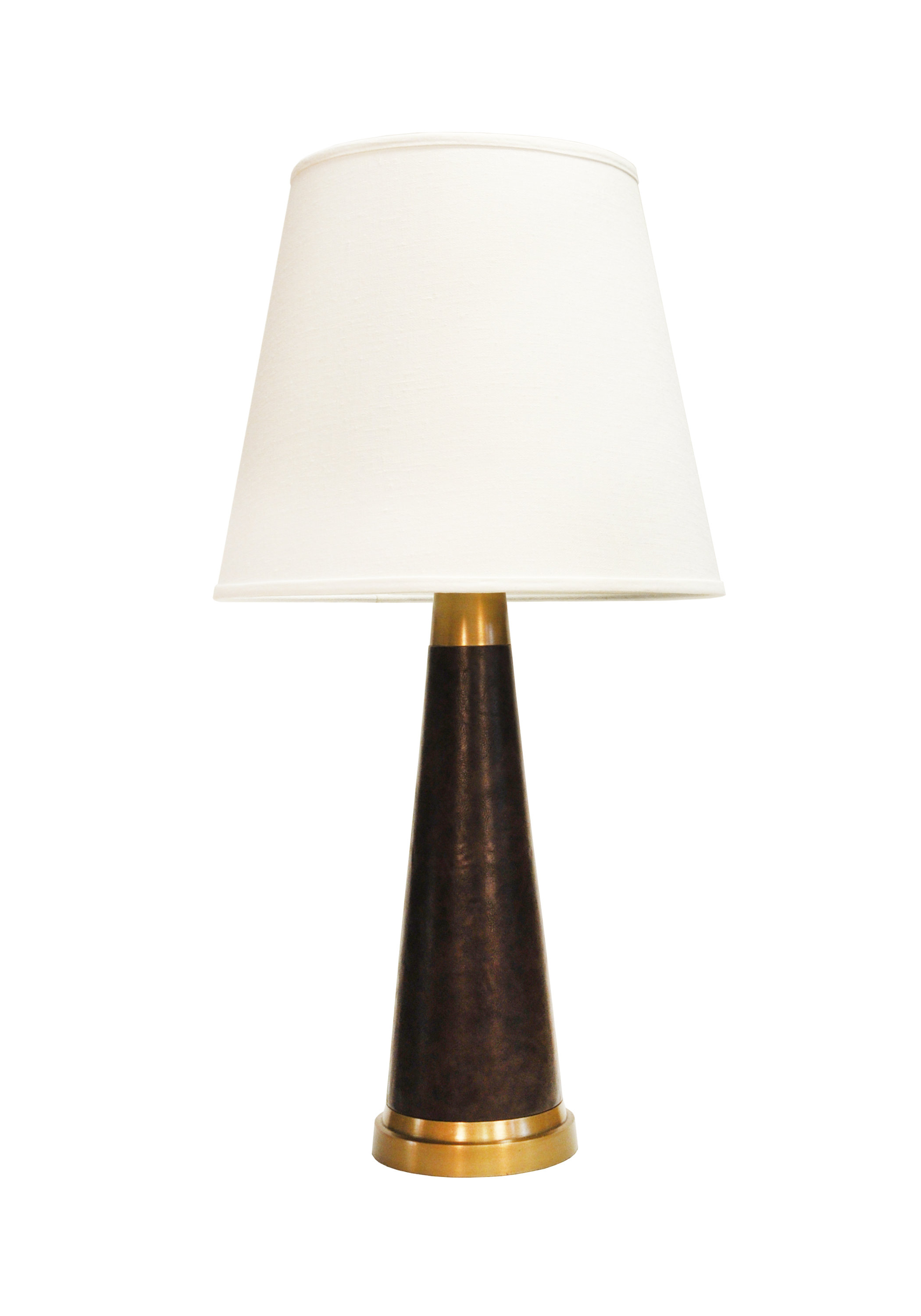 faux leather table lamp