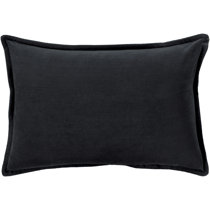 black oblong pillow