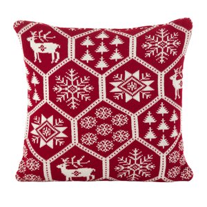 Holiday Fair Isle Throw Pillow