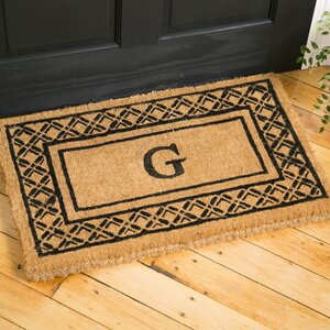 Belamy Monogrammed Welcome Doormat