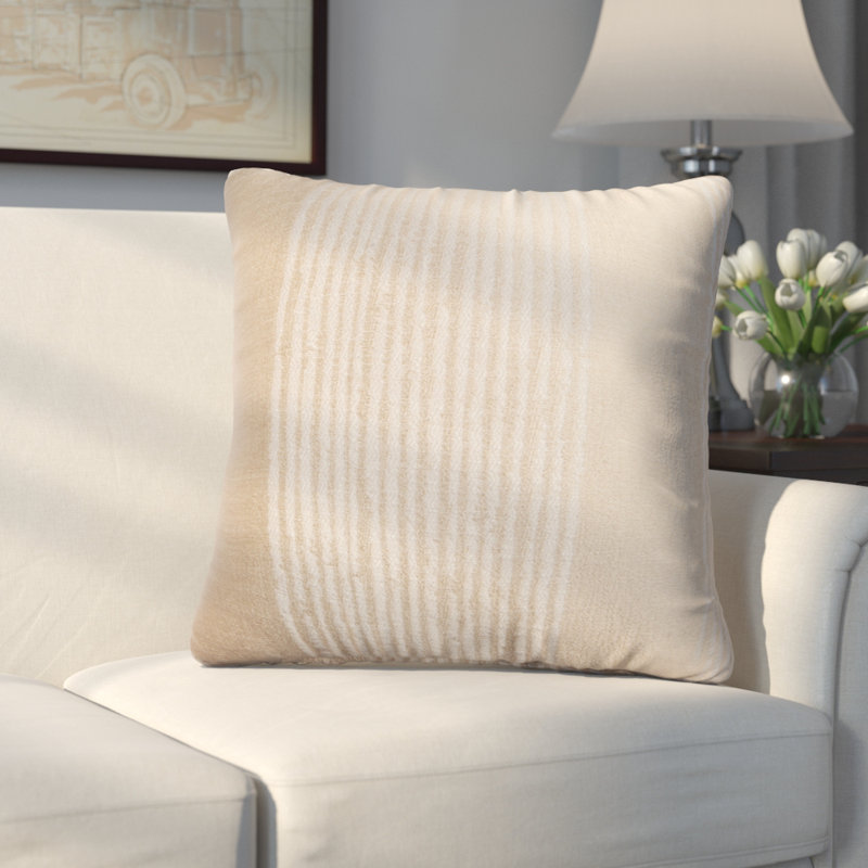 champagne color throw pillows