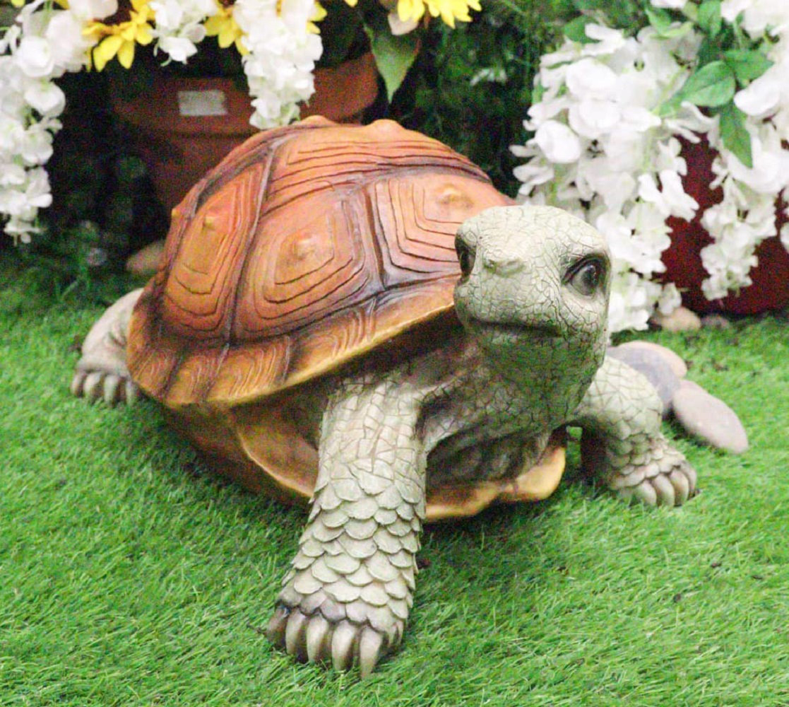 Bay Isle Home™ Large Lifelike Galapagos Tortoise Statue 16.5