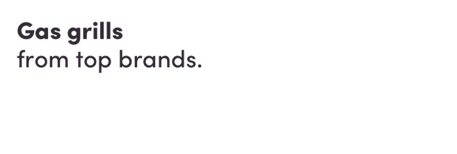 Gas grills from top brands