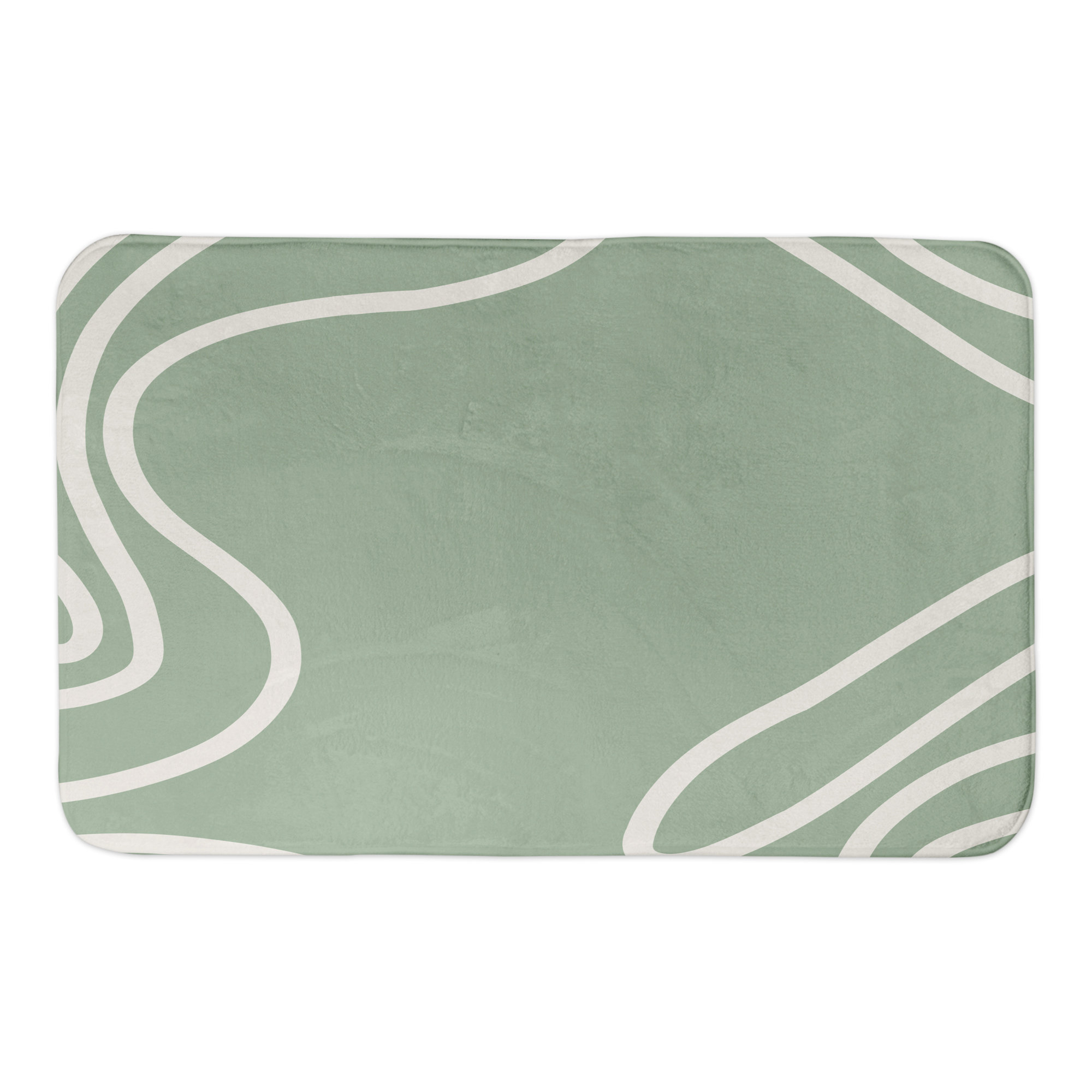 Brayden Studio® Tomasz Curved Line Bath Rug Wayfair