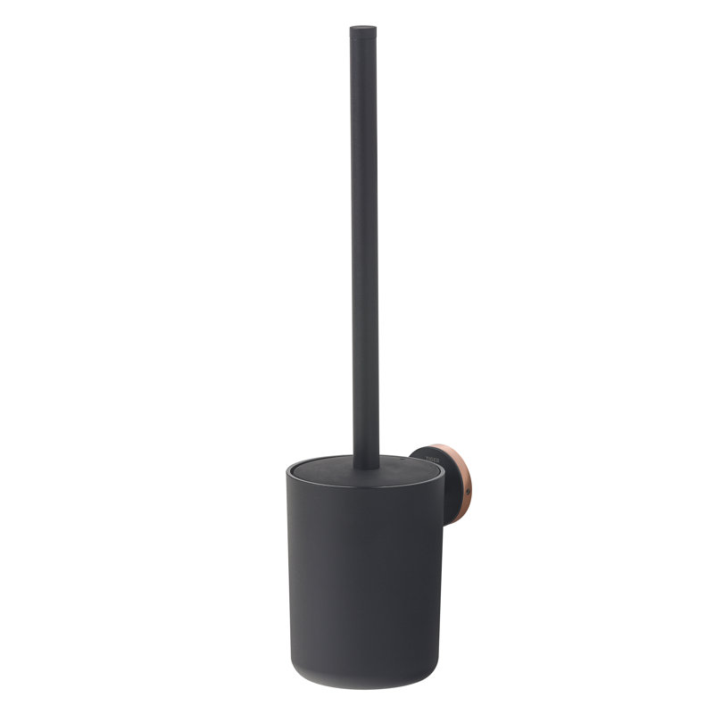 wall mounted toilet brush and holder