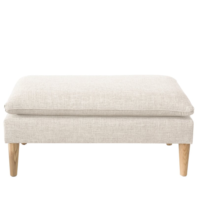 upholstered midcentury bench