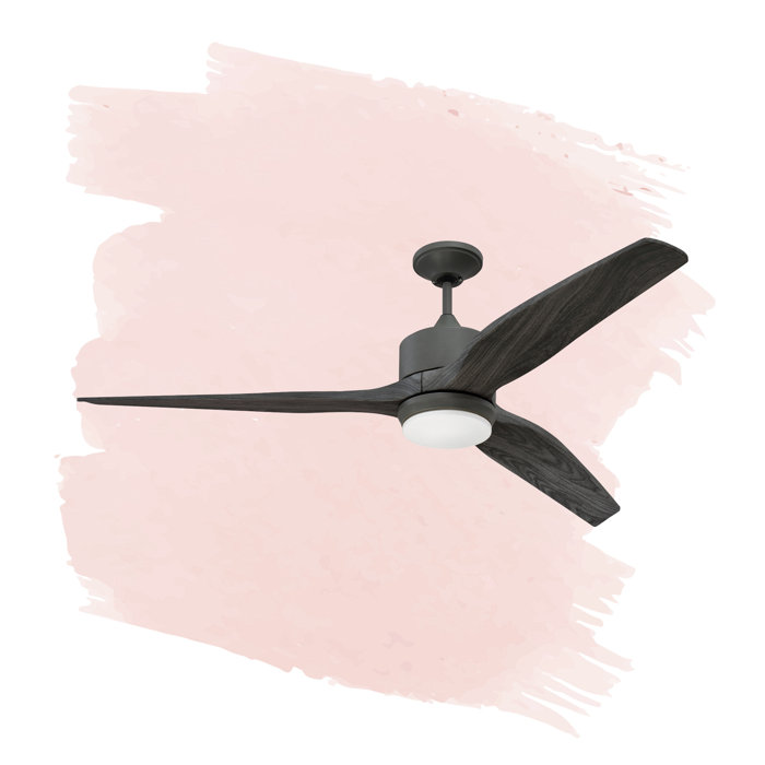 60 Paige 3 Blade Led Ceiling Fan With Remote Light Kit Included