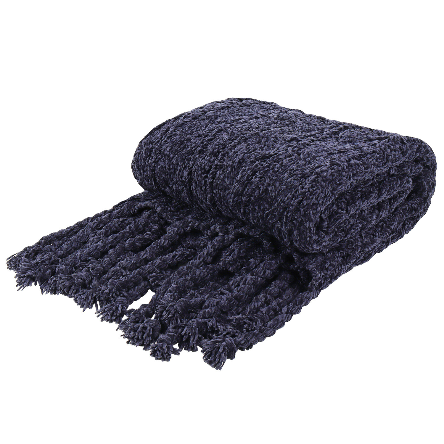 Dakota Fields Roca Knitted Throw Blanket & Reviews | Wayfair