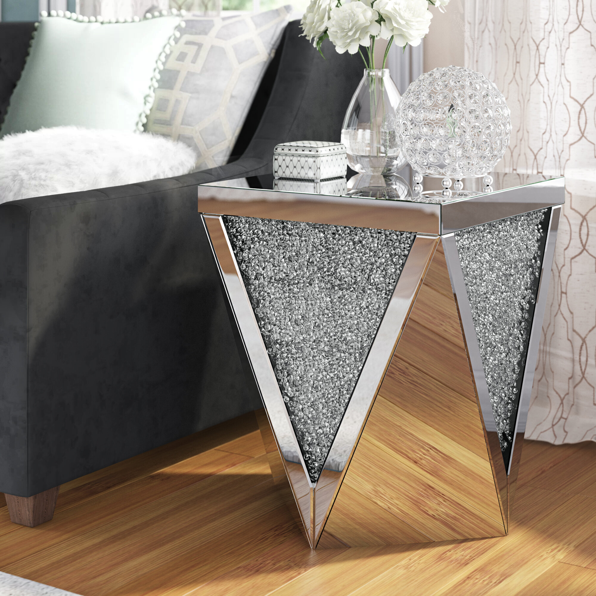 Stonecipher 23'' Tall End Table