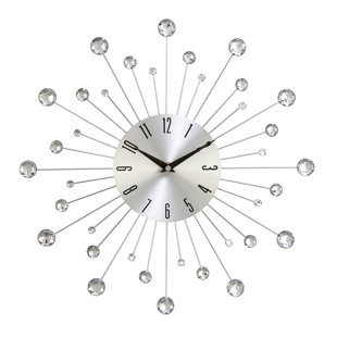Silver/Chrome Wall Clocks - Modern & Contemporary Designs | AllModern Silver/Chrome Wall Clocks - Modern & Contemporary Designs | AllModern