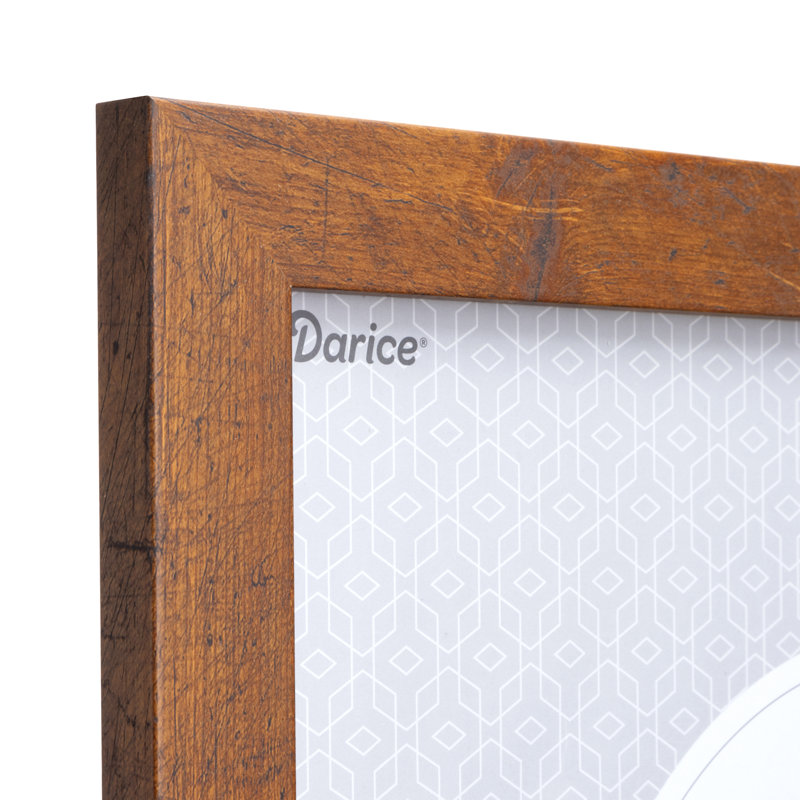 Honey Pine Wood Photo Picture Frame with Ivory Mount Choose size