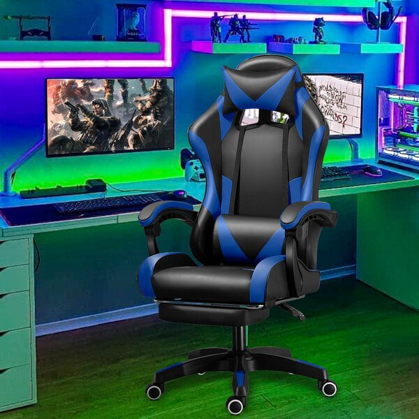 Big And Tall Gaming Computer Chair Desk Racing Office High Back Ergonomic 300 LB 
