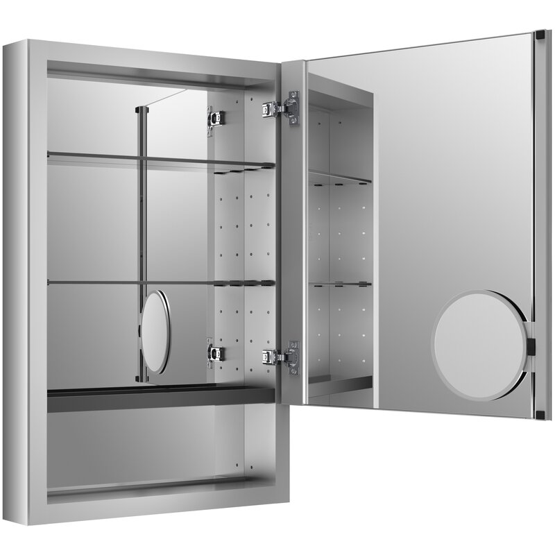 Kohler Verdera 20 X 30 Aluminum Medicine Cabinet With Adjustable