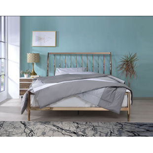 Corinth Queen Sleigh Bed by Everly Quinn