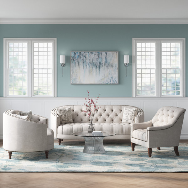Rosdorf Park Lenum 3 Piece Living Room Set & Reviews | Wayfair