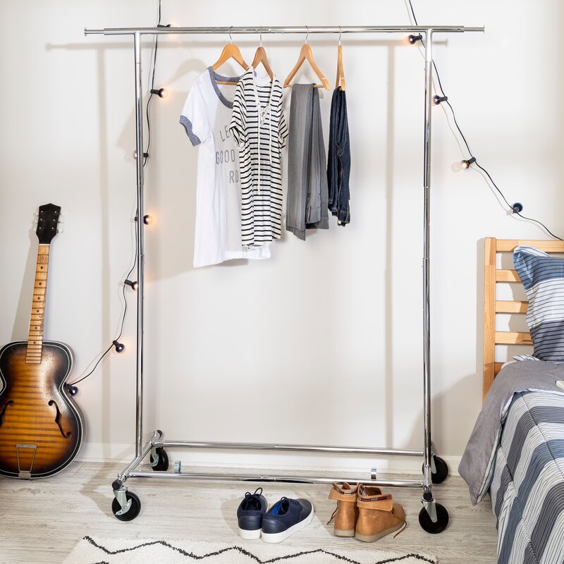 portable garment rack for dance competitions