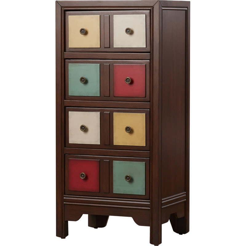 Bungalow Rose Stonington 4 Drawer Accent Chest & Reviews ...