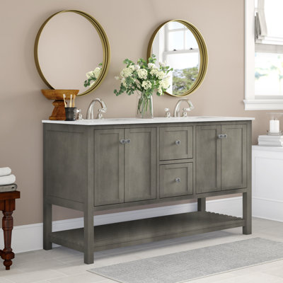 Double Vanities - Up to 50% Off Through 9/29 | Wayfair