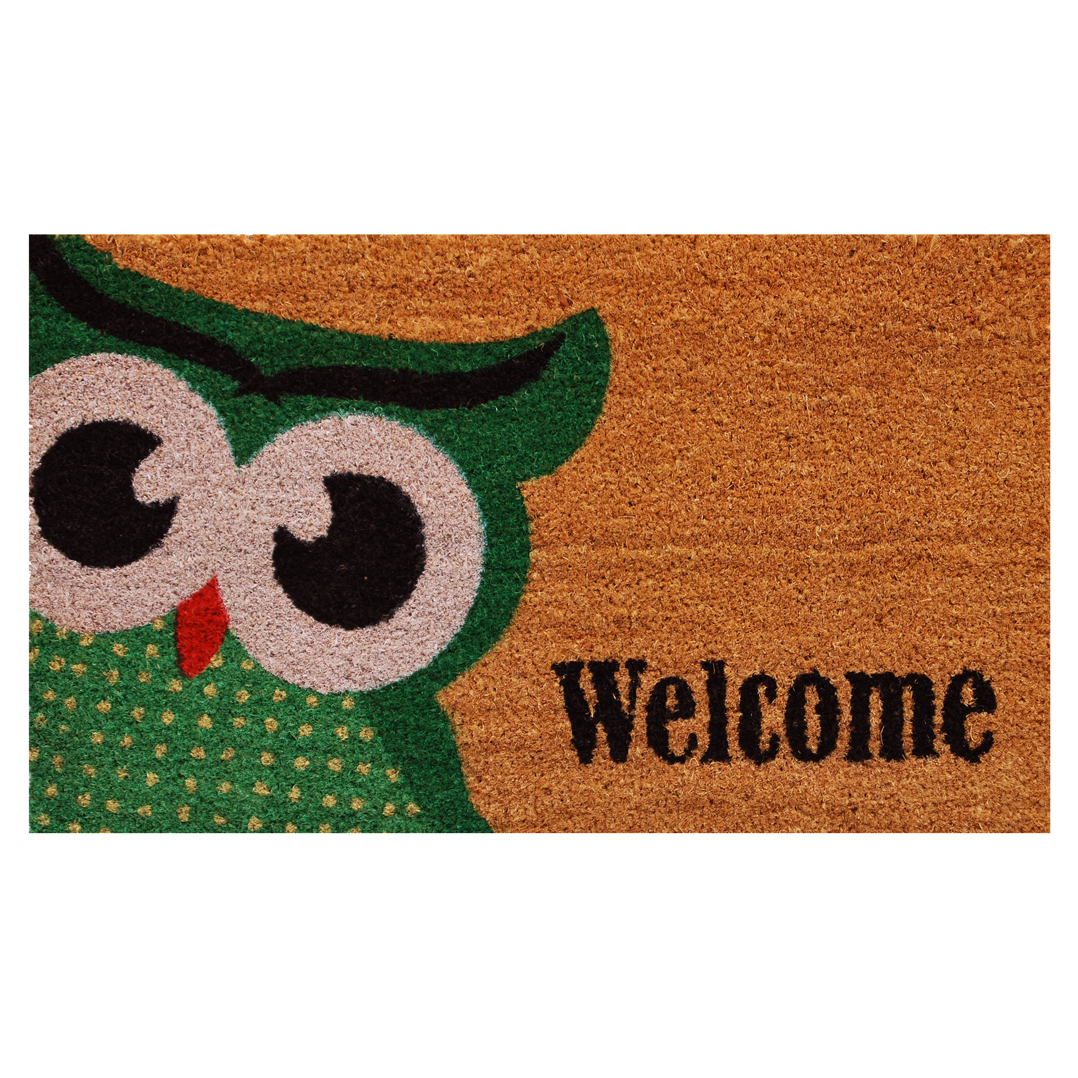 Home More Owlet Welcome 29 In X 17 In Non Slip Outdoor Door Mat Reviews Wayfair Ca
