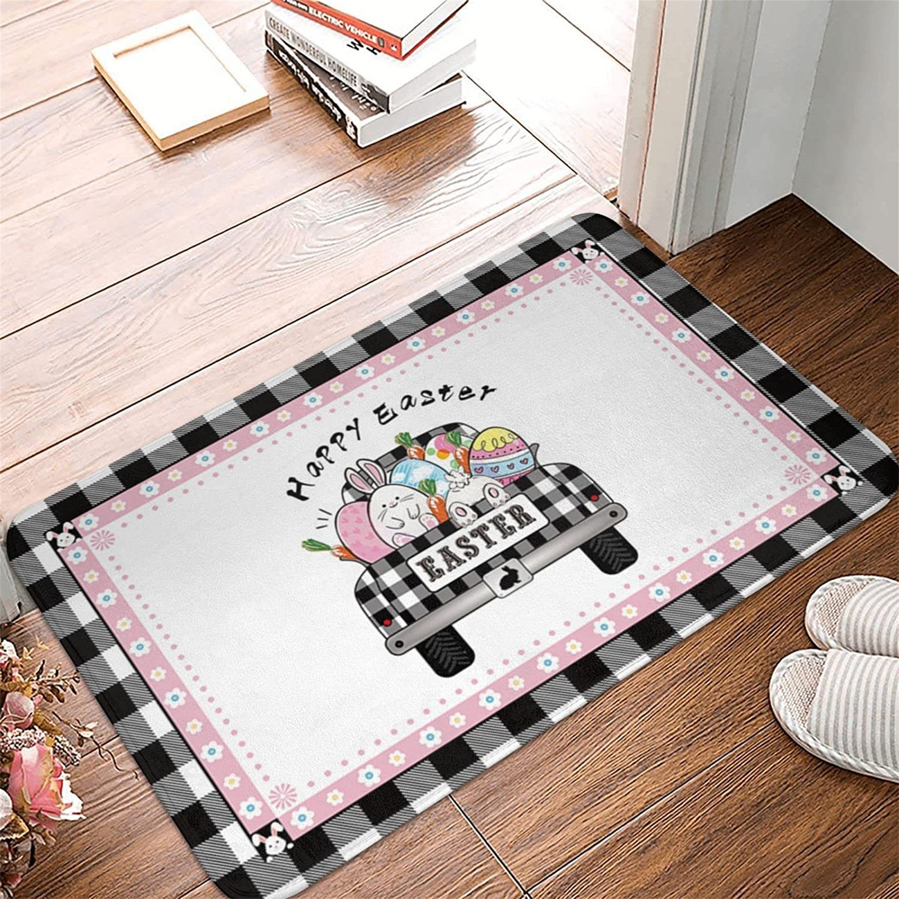 18" x 30" Welcome Mat Entrance Outdoor Entry Decorative Rubber Mat 