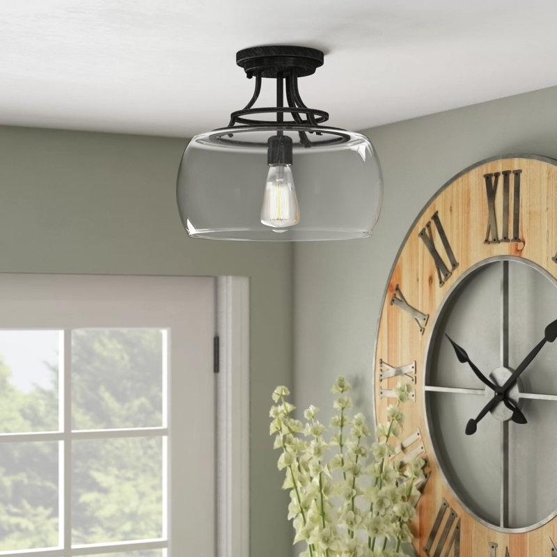 modern farmhouse flush mount lighting