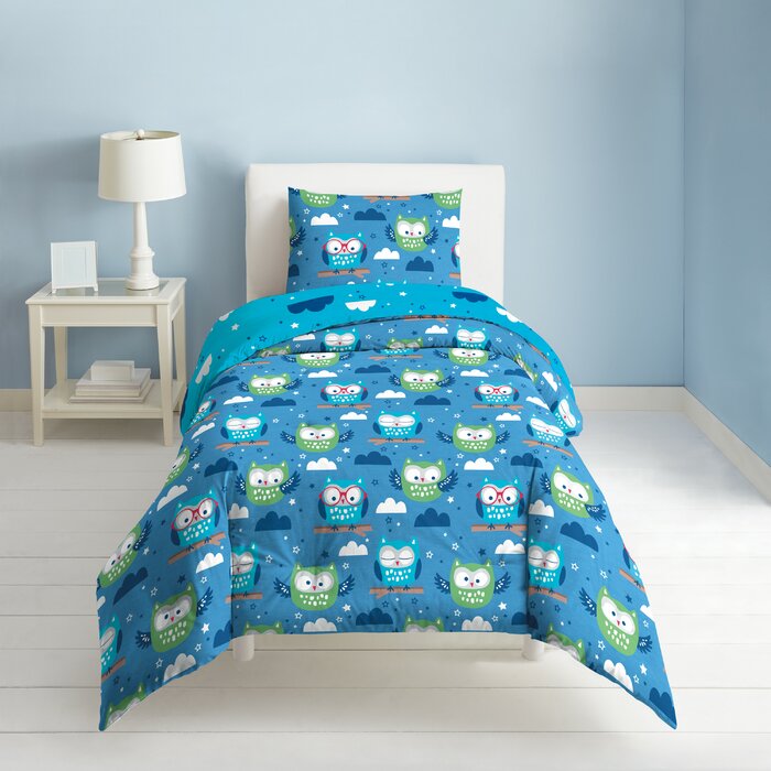 Fenwick Owl 3 Piece Toddler Bedding Set